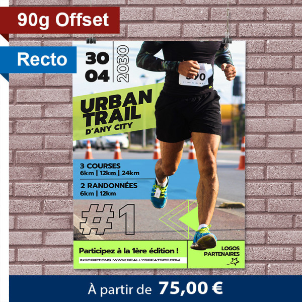 Affiche A2 (40x60 cm) Recto 90g Offset